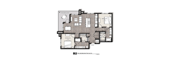 Presidio at River East B2 Floor Plan