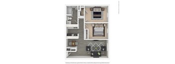 Proximity Apartment Homes 2x1 Floor Plan