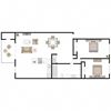 Reserve at Blueberry Park Apartments 2x1 Floor Plan Reserve at Blueberry Park Apartments 2x1 Floor Plan