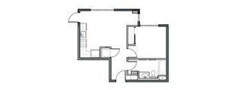 REO Flats One Bedroom Floor Plan