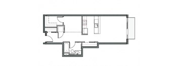 REO Flats One Bedroom Floor Plan