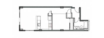 REO Flats One Bedroom Floor Plan