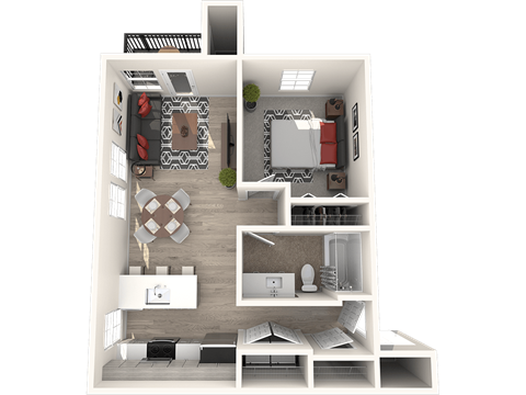 RedPoint Apartments One Bedroom