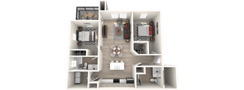 RedPoint Apartments Two Bedroom