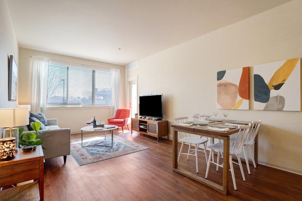 Regency Park Model Dining Area and Living Room