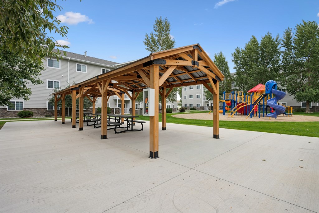Remington Village Apartments in Gillette, Wyoming BBQ Area