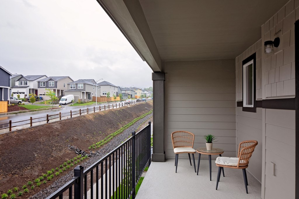 Residences at Butler Creek Private Balcony