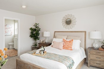 Residences at Butler Creek Model Bedroom with Attached Bathroom - Photo Gallery 6