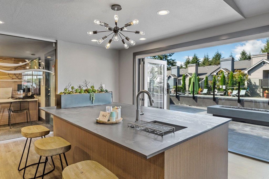 Ridgetop Apartments Clubhouse Kitchen