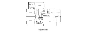 Ridgetop Apartments Lincoln Floor Plan