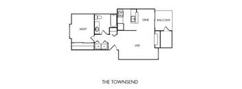Ridgetop Apartments Townsend Floor Plan