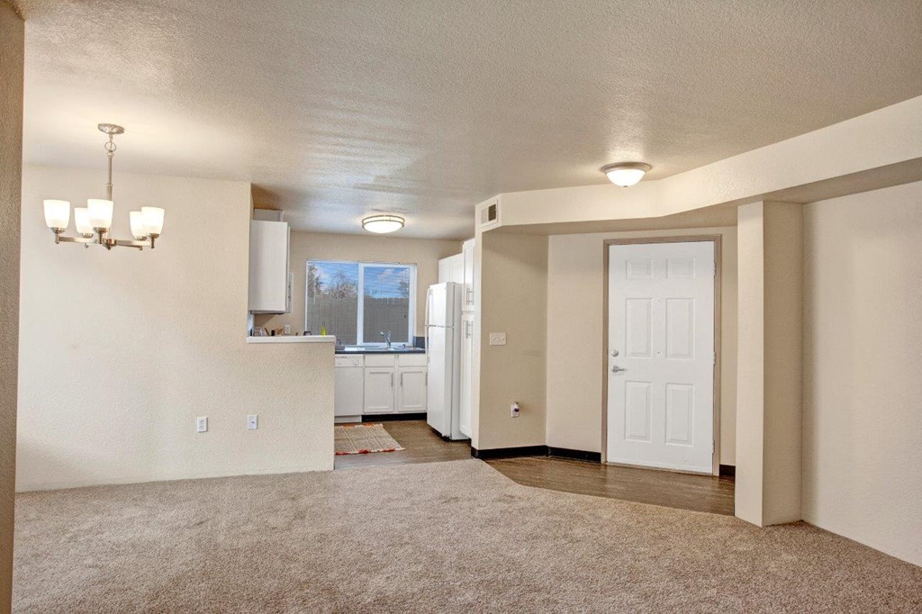 Riverpointe Apartments Entrance and Living Area