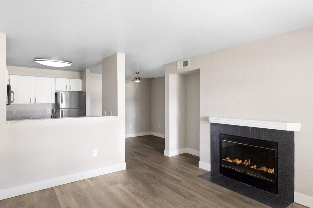 Riverpointe Apartments Kitchen and Living Room