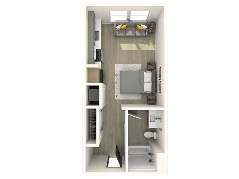 Strata S1 3D Floor Plan