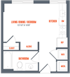 Legacy West End Apartments S2 Floor Plan