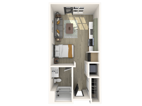 Strata S2 3D Floor Plan