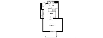Collins Circle Apartments 2D Floor Plan - S3