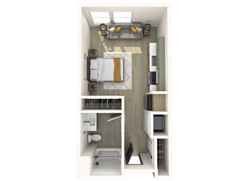 Strata S4 3D Floor Plan