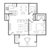 El Paseo Apartments Floor Plan C