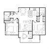 El Paseo Apartments Floor Plan E
