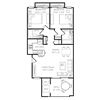 El Paseo Apartments Floor Plan F