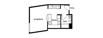 Collins Circle Apartments 2D Floor Plan - S5