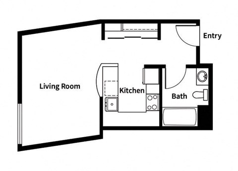Collins Circle Apartments 2D Floor Plan - S5