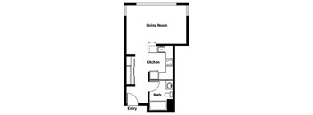 Collins Circle Apartments 2D Floor Plan - S7