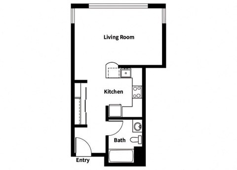 Collins Circle Apartments 2D Floor Plan - S7