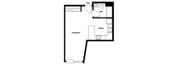 Collins Circle Apartments 2D Floor Plan - S9