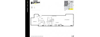 Sunset Electric One Bedroom O Floor Plan