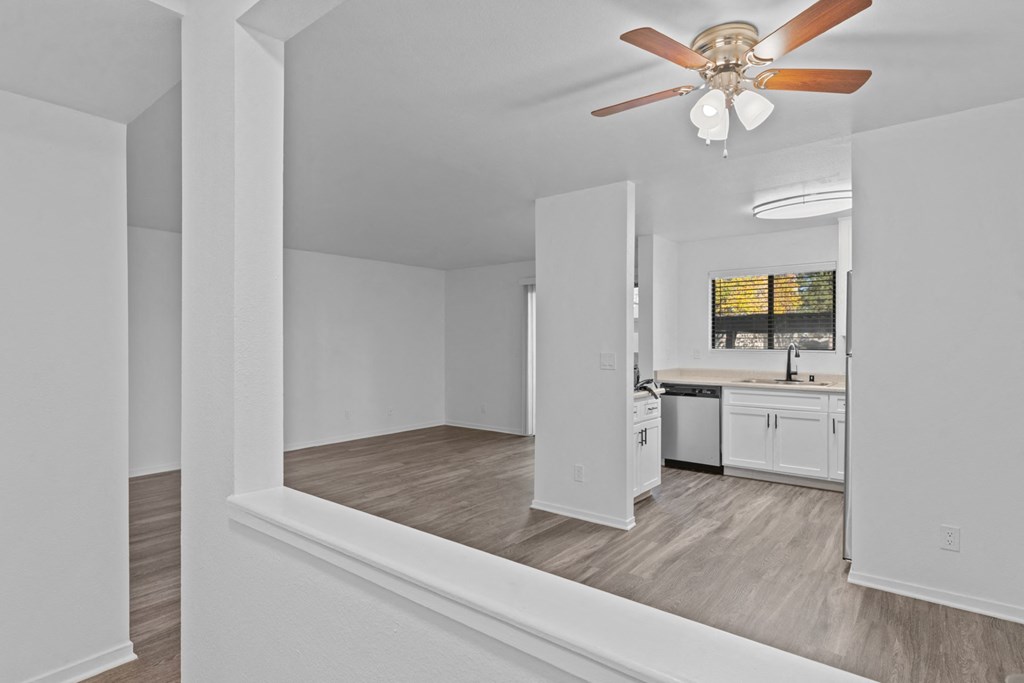 Sagecliff Apartments Living Room and Kitchen