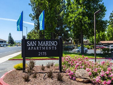 San Marino Monument Sign