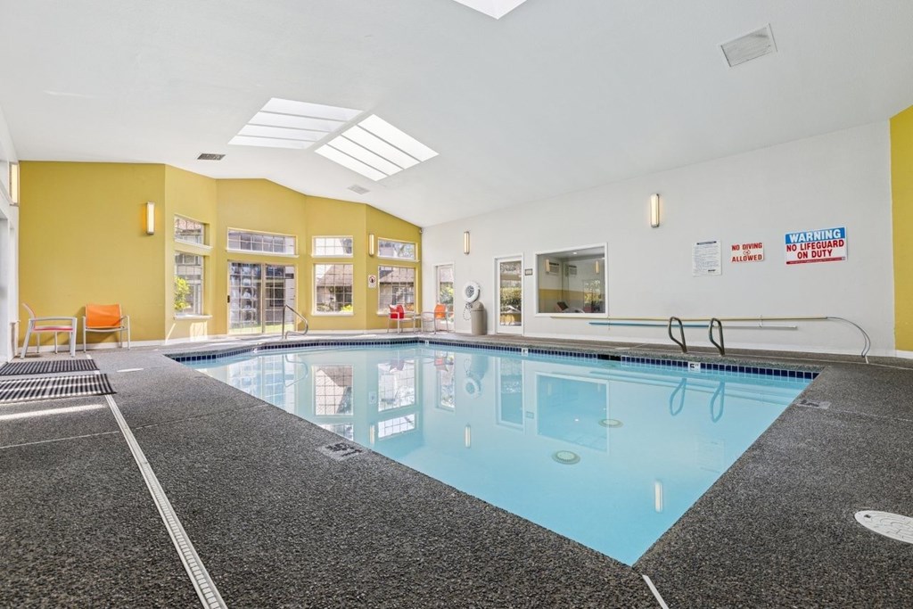 Indoor Pool View at Saratoga, Everett, WA