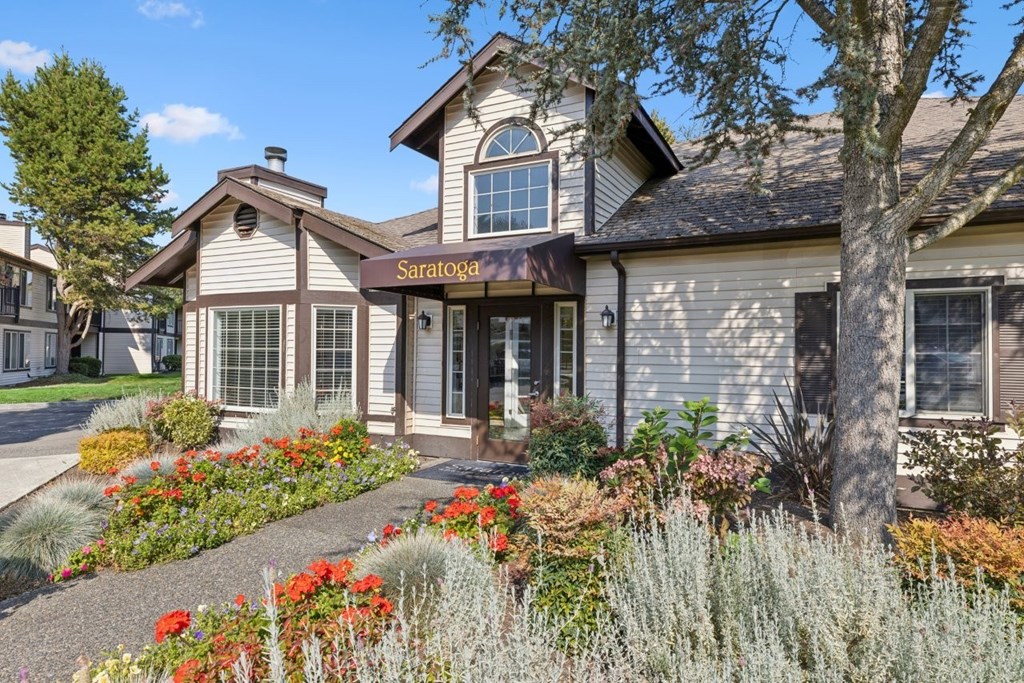 Leasing Center Exterior at Saratoga, Washington, 98204
