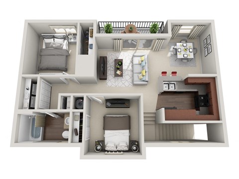 Selway Apartments Two Bedroom One Bathroom