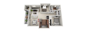 Selway Apartments Two Bedroom One Bathroom