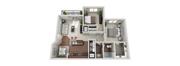 Selway Apartments Two Bedroom One Bathroom