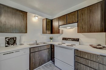 Sequoia Apartments Kitchen with electric stove and dishwasher - Photo Gallery 3