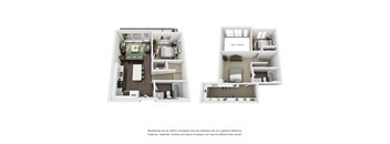 Paceline Apartments 2x2 Loft L6 Floor Plan