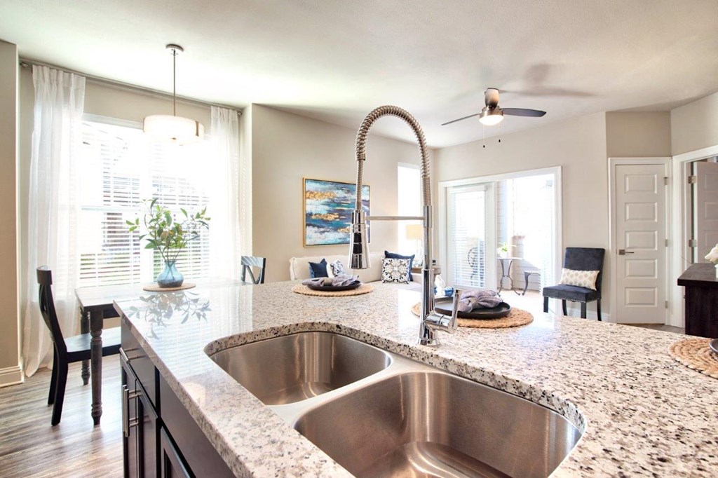 Silver Oaks Model Kitchen with Island