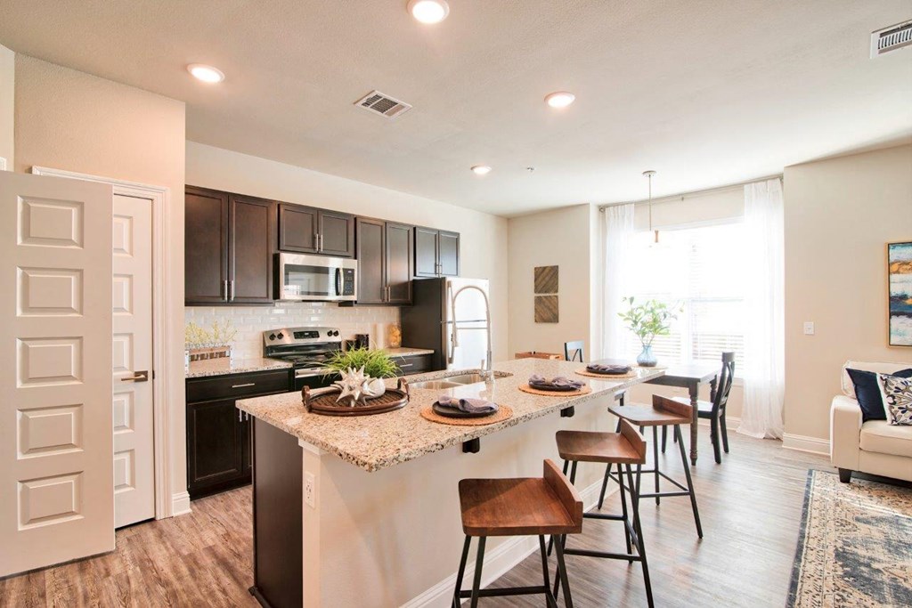 Silver Oaks Model Kitchen with Island