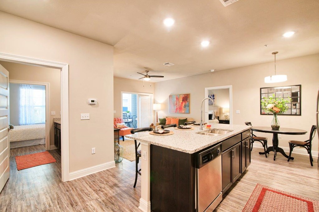 Silver Oaks Model Kitchen with Island