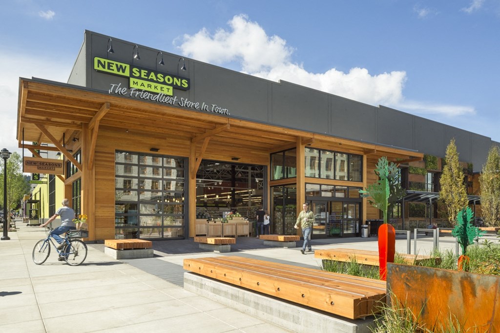 a rendering of the new seasons market building