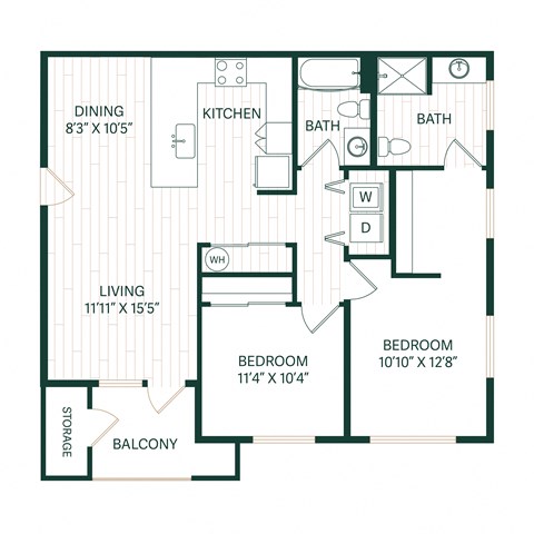 SonderFields_HappyValley_OR_Floorplan_2BR_Aloe