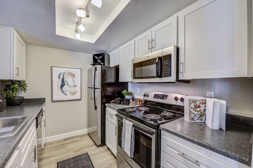 Sorelle Apartments Model Kitchen