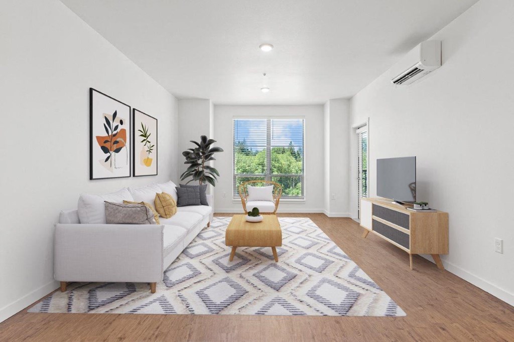 South Ridge Apartments Model Living Room