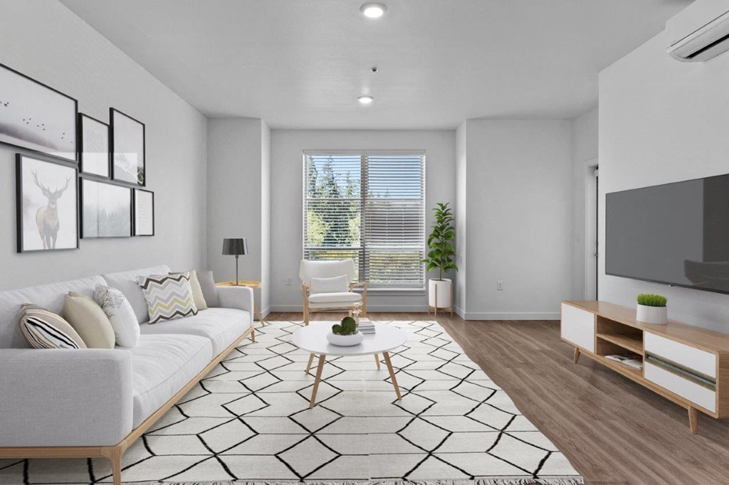 South Ridge Apartments Model Living Room