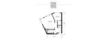 Stack House Apartments in Seattle, Washington A15 Floor Plan