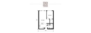Stack House Apartments in Seattle, Washington A16 Floor Plan